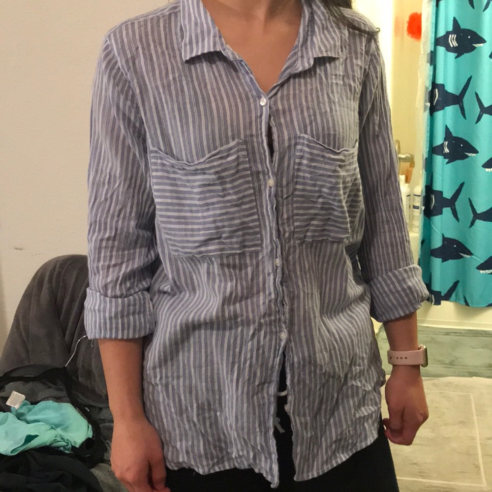 Pin stripe Button down shirt